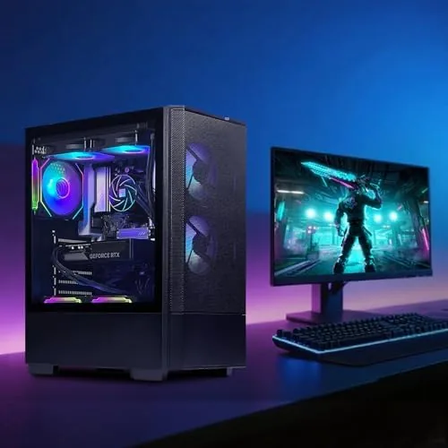 zyneex rtx 5060 gaming desktop 8gb gddr6 ryzen 5 9600x 32gb ddr5
